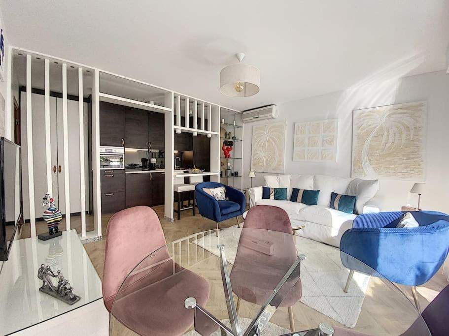 Appartement Style Architecte Proche De La Plage 칸느 외부 사진